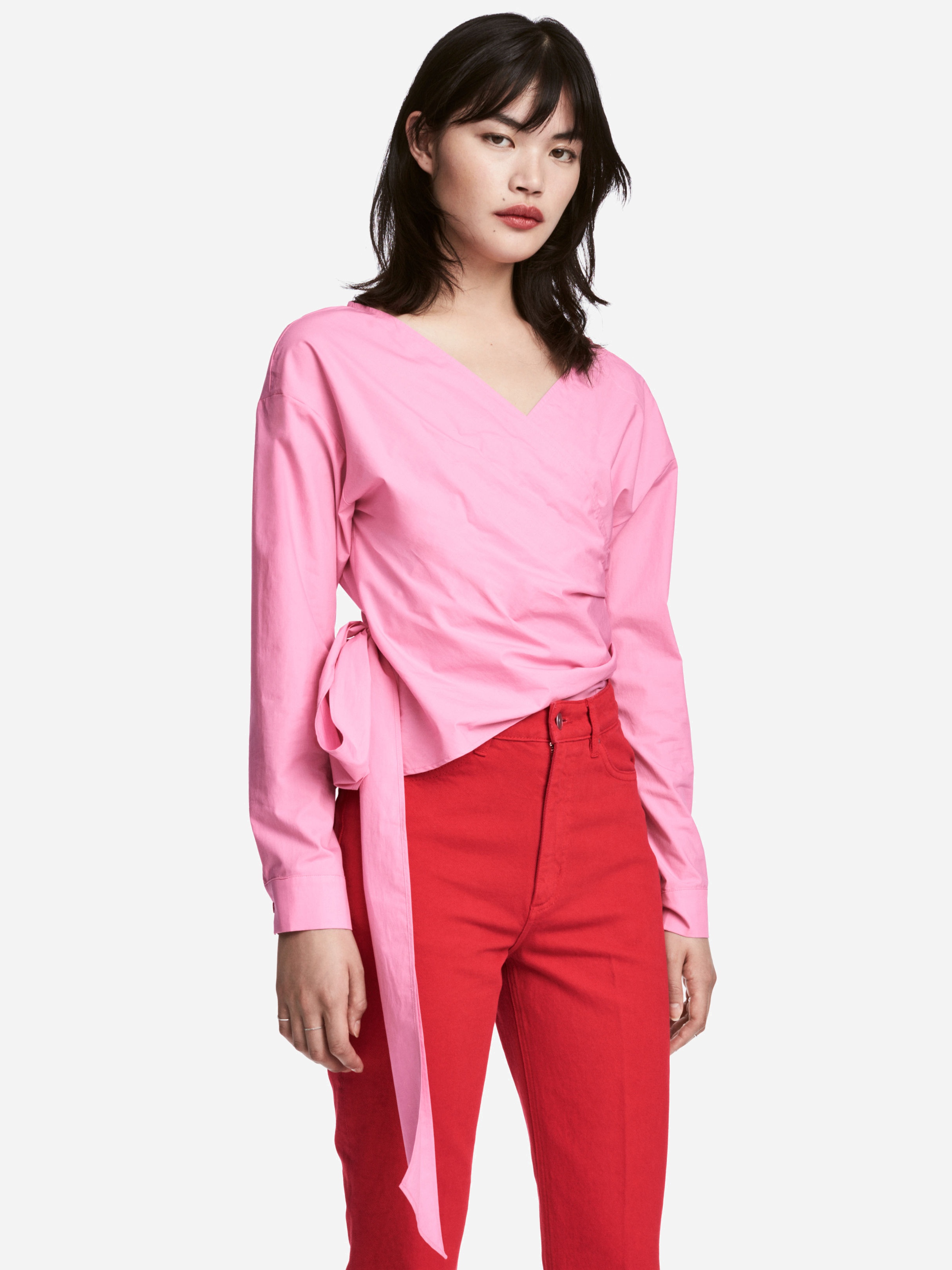 

Блузка H&M 5095516-ACWG 36 Розовая