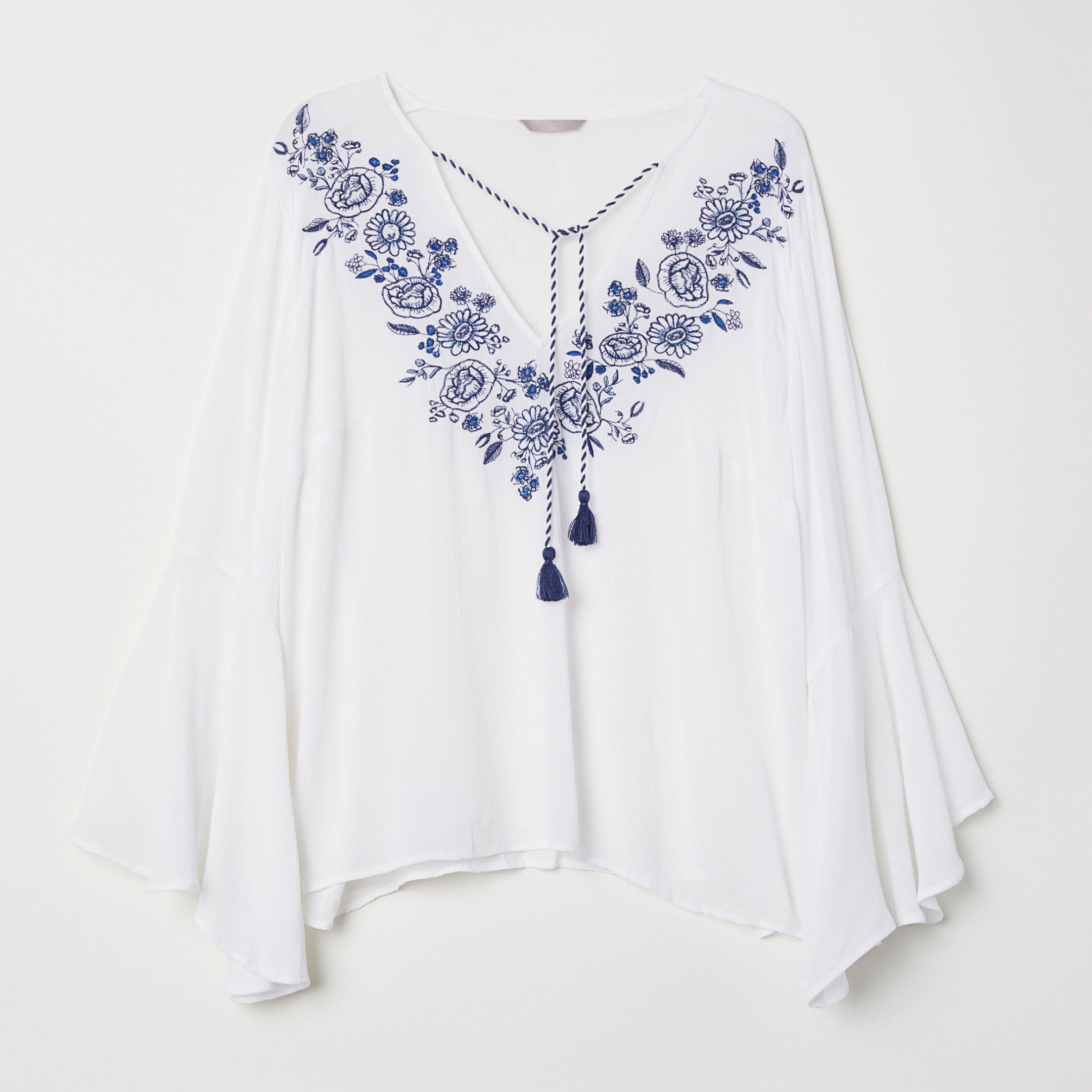 

Блузка H&M 6178107-AAPT 48 Белая
