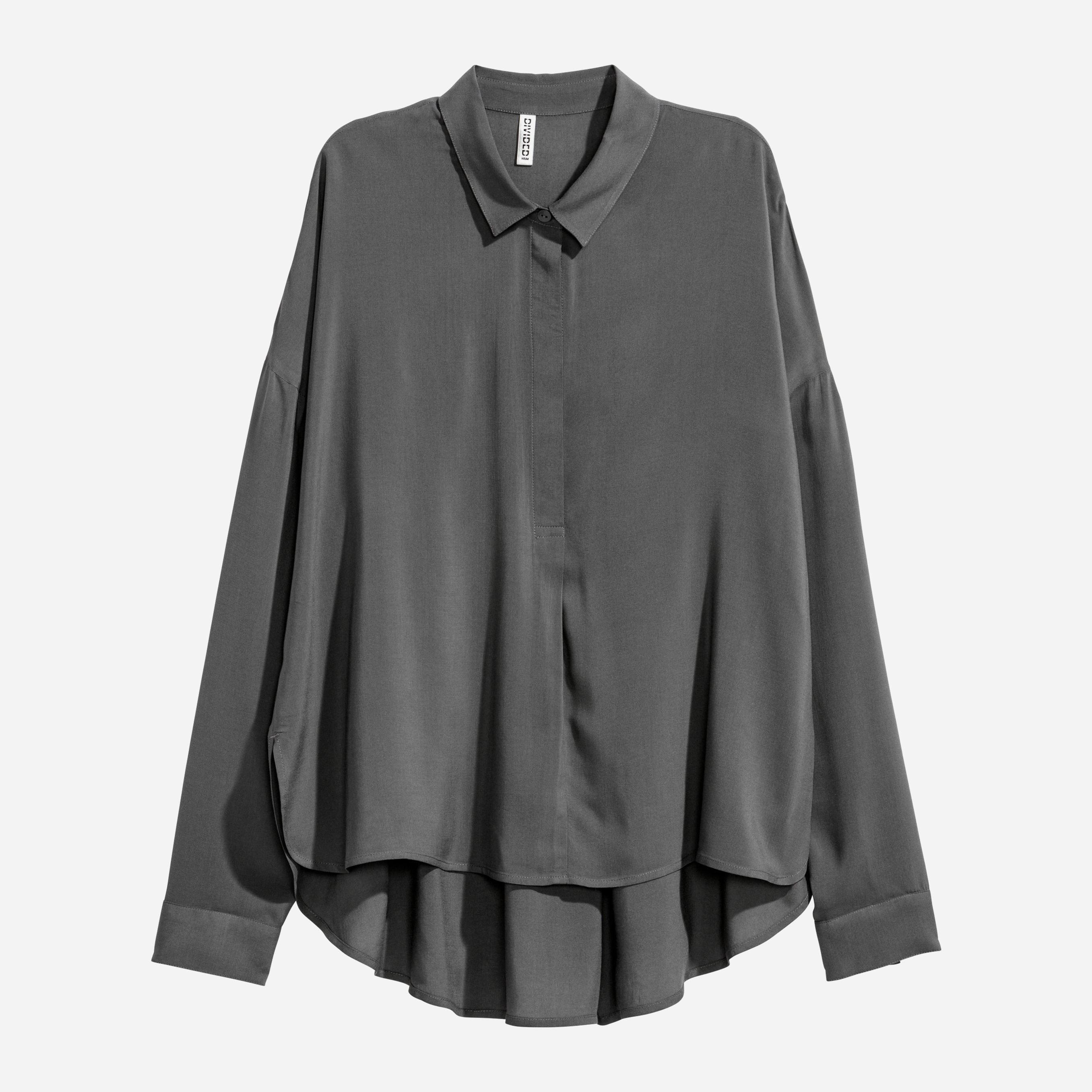 

Рубашка H&M 5353887-ACXW 46 Темно-серая