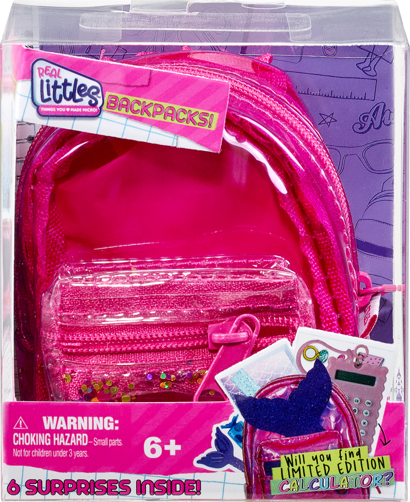 

Игровой набор-сюрприз Moose Real Littles S2 BP розовый (25262/6) (2000000113432)
