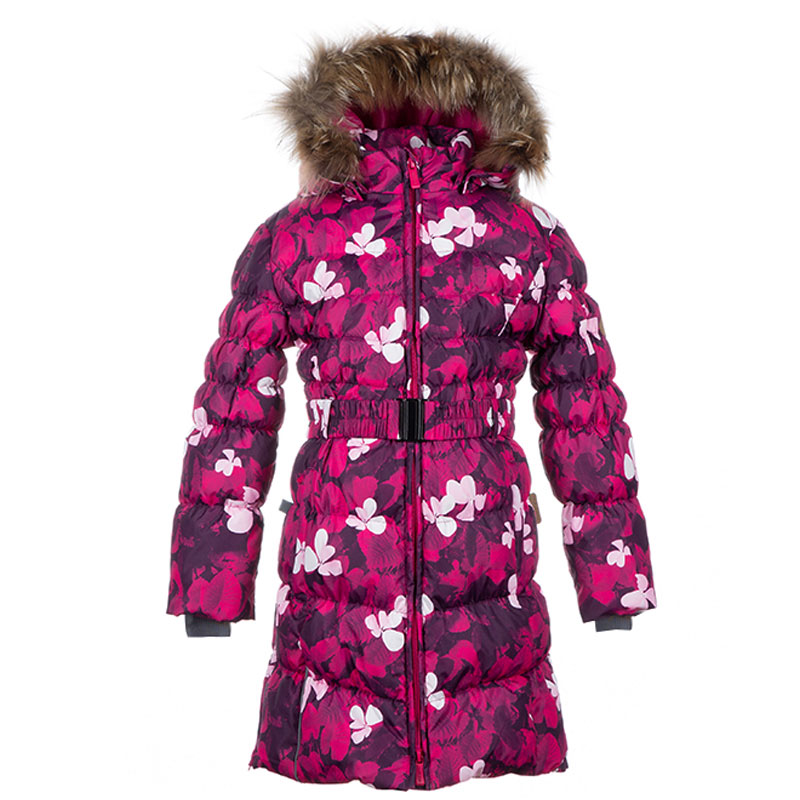 

Пальто зимнее для девочек Хуппа Huppa Yasmine фуксия с принтом, размер 116 (12020055-81063-116)