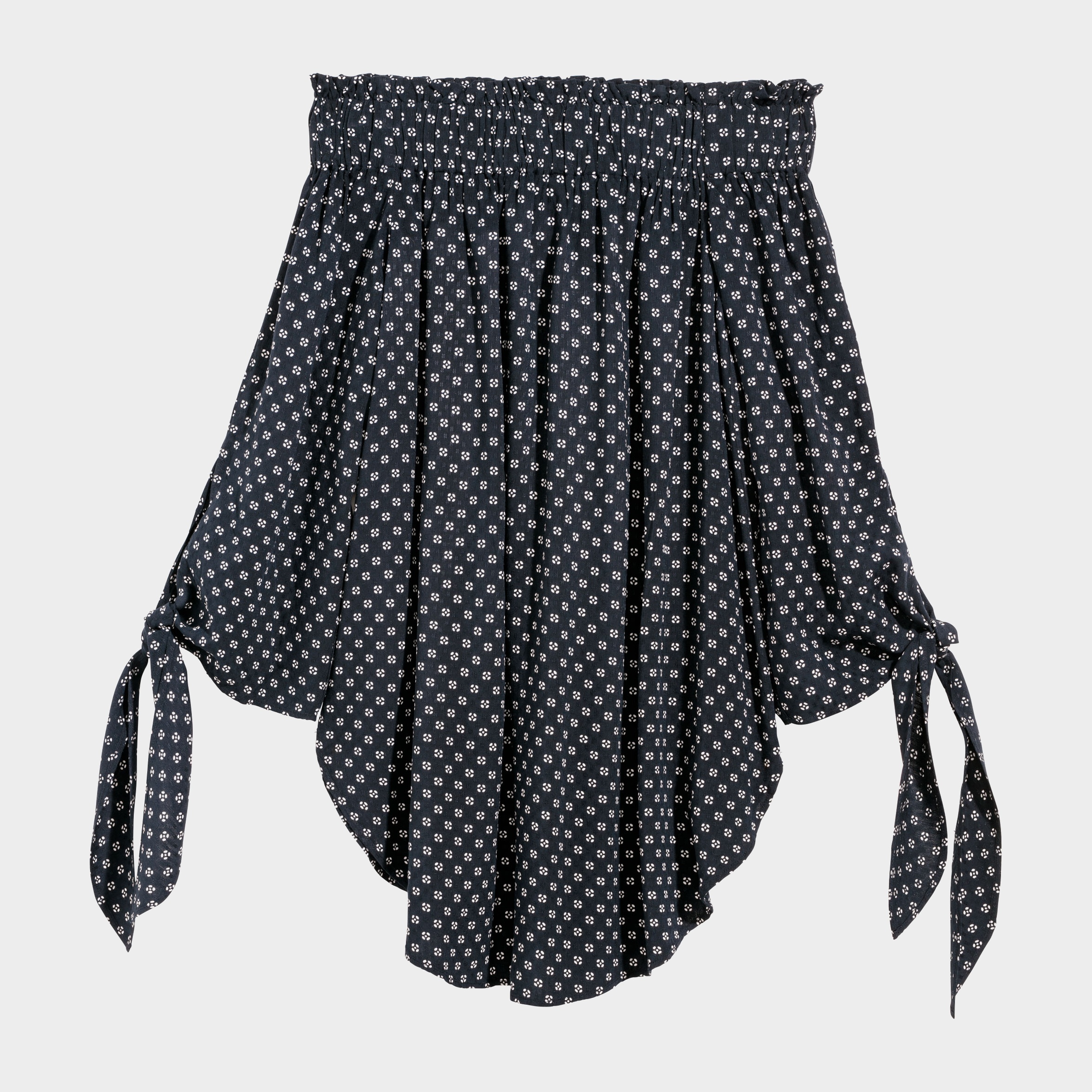 

Блузка H&M 6354207-AANV 38 Темно-синяя с белым
