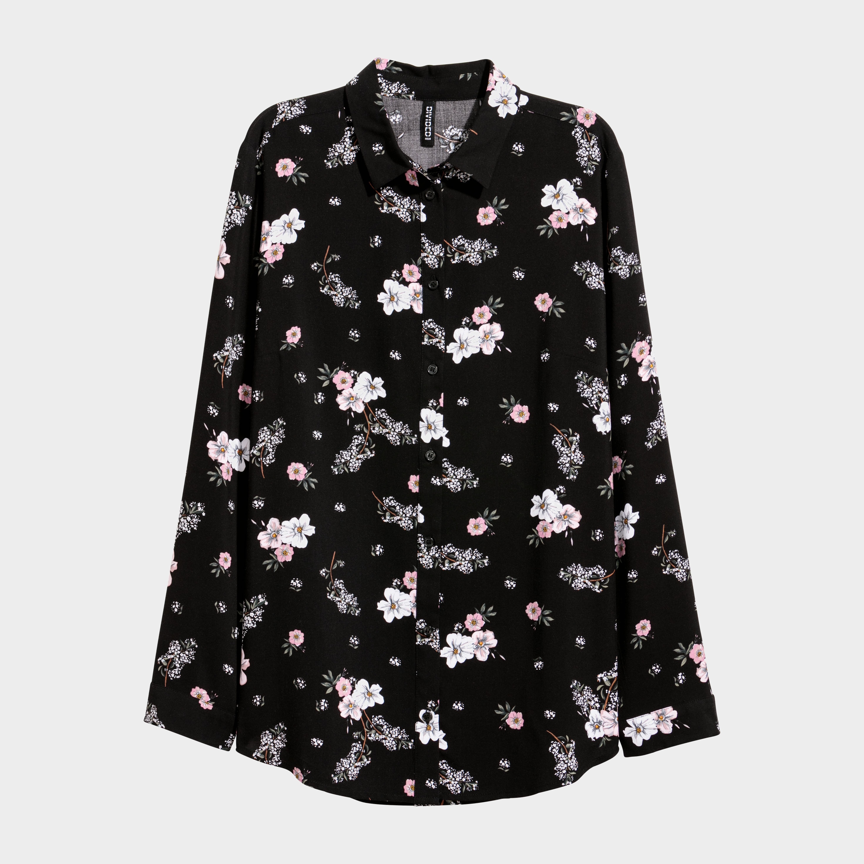 

Рубашка H&M 5524738-ACOZ 36 Черная