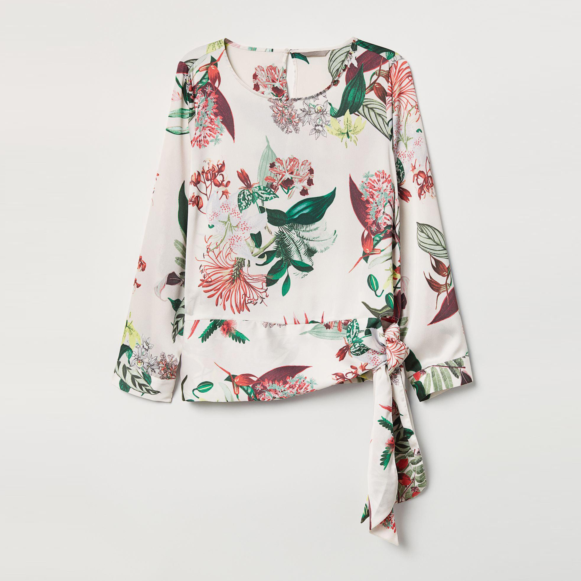 

Блузка H&M 6979148-AAXY 50 Белая