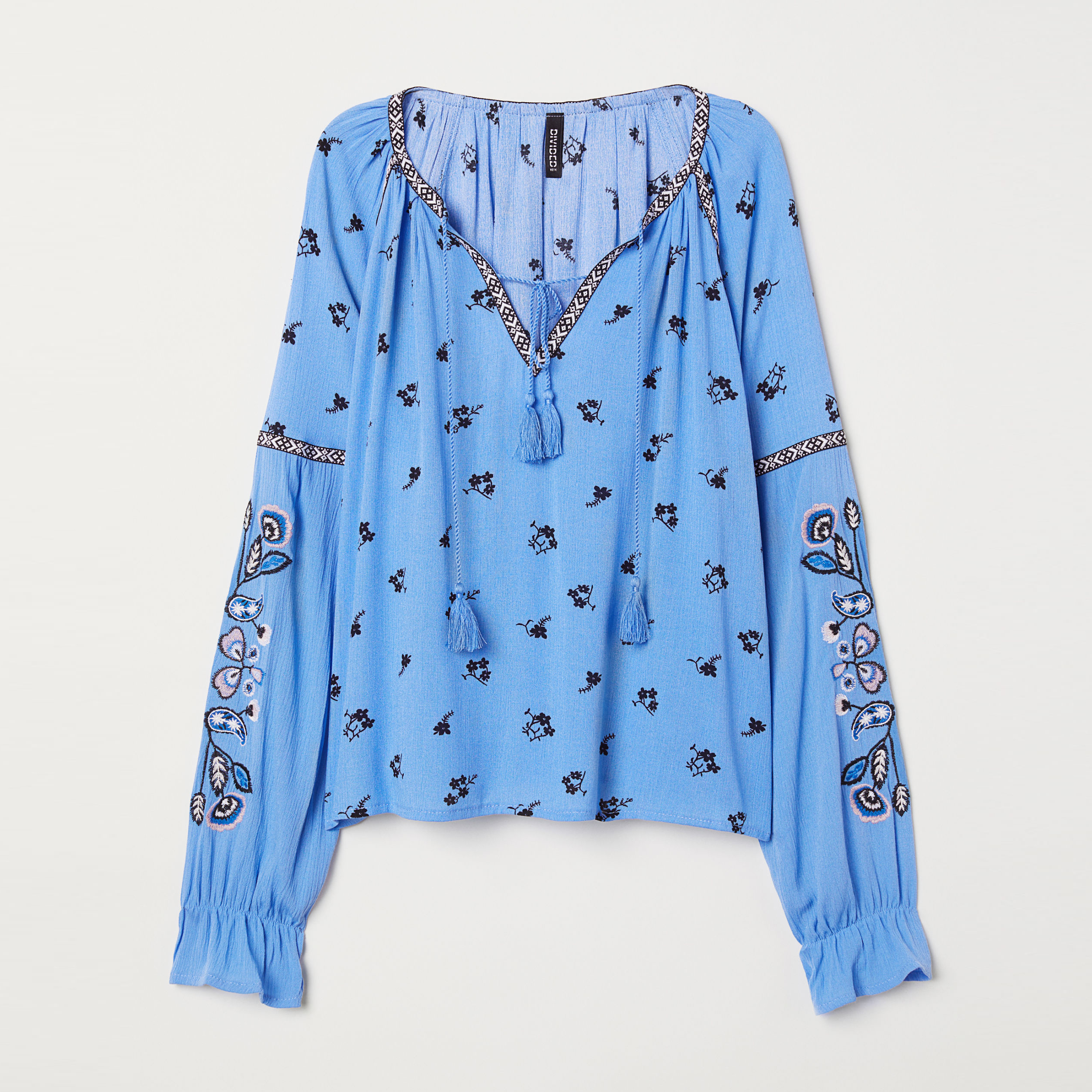 

Блузка H&M 5687678-AANS 38 Синяя