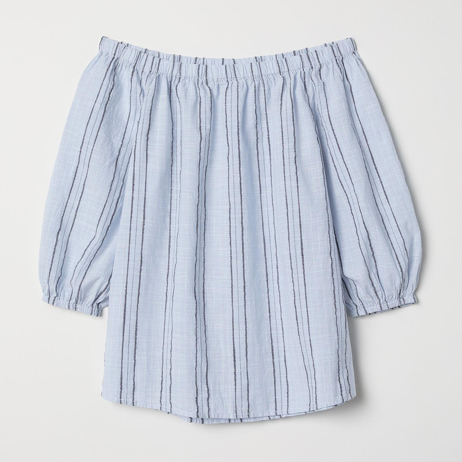 

Блузка H&M 6560488-ABWZ 46 Голубая