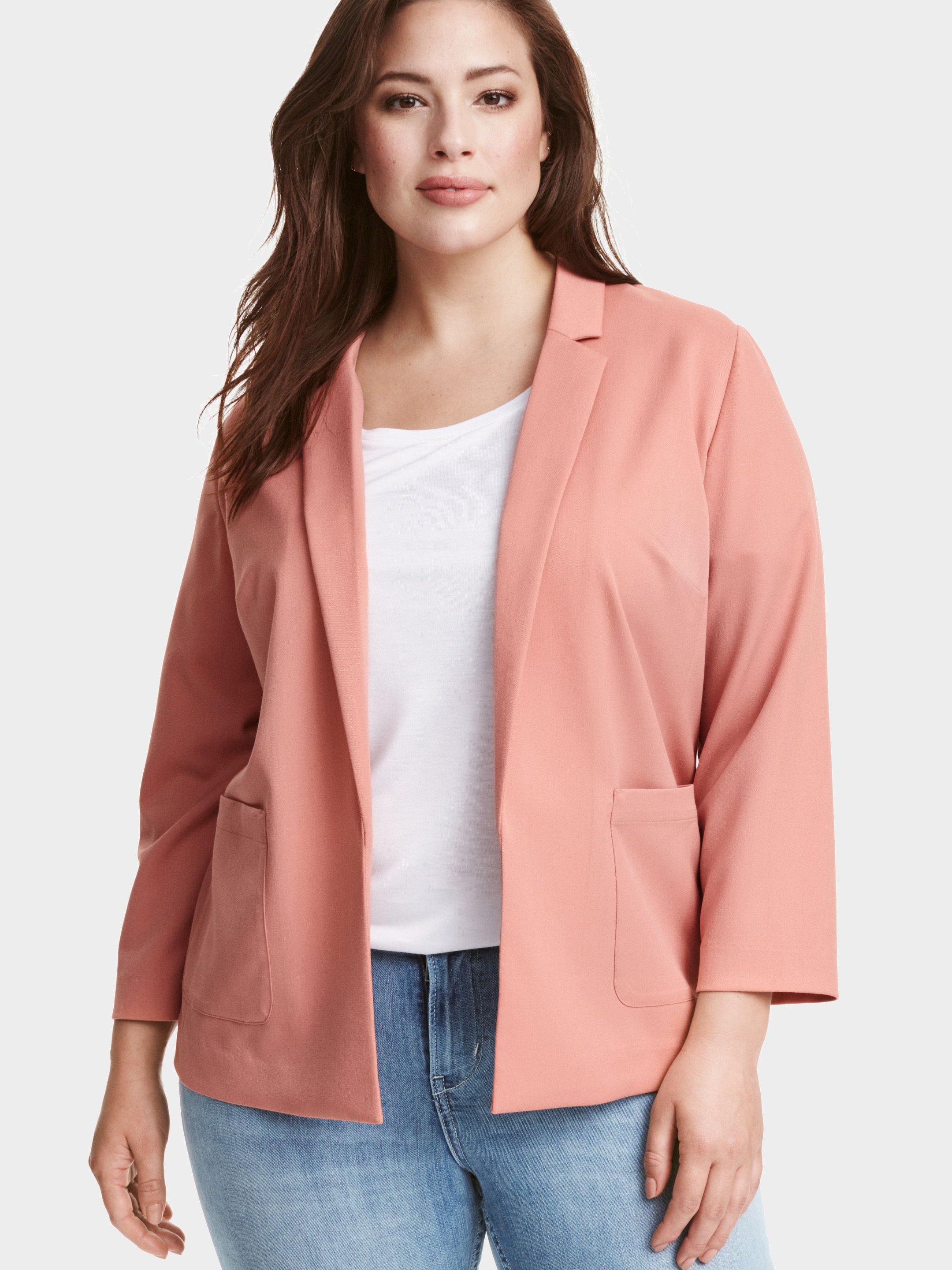 

Жакет H&M 4037184-ACWG 44 Розовый