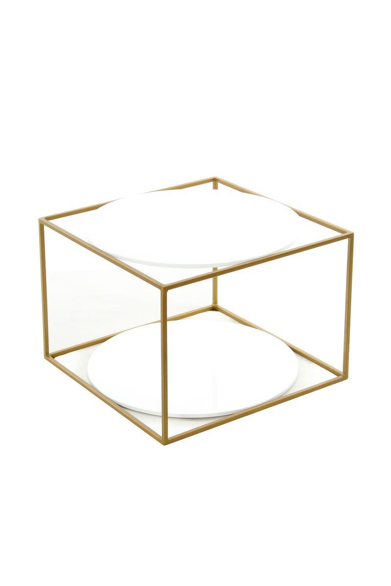 

Журнальный столик Kayoom Cube SM110 White/Gold