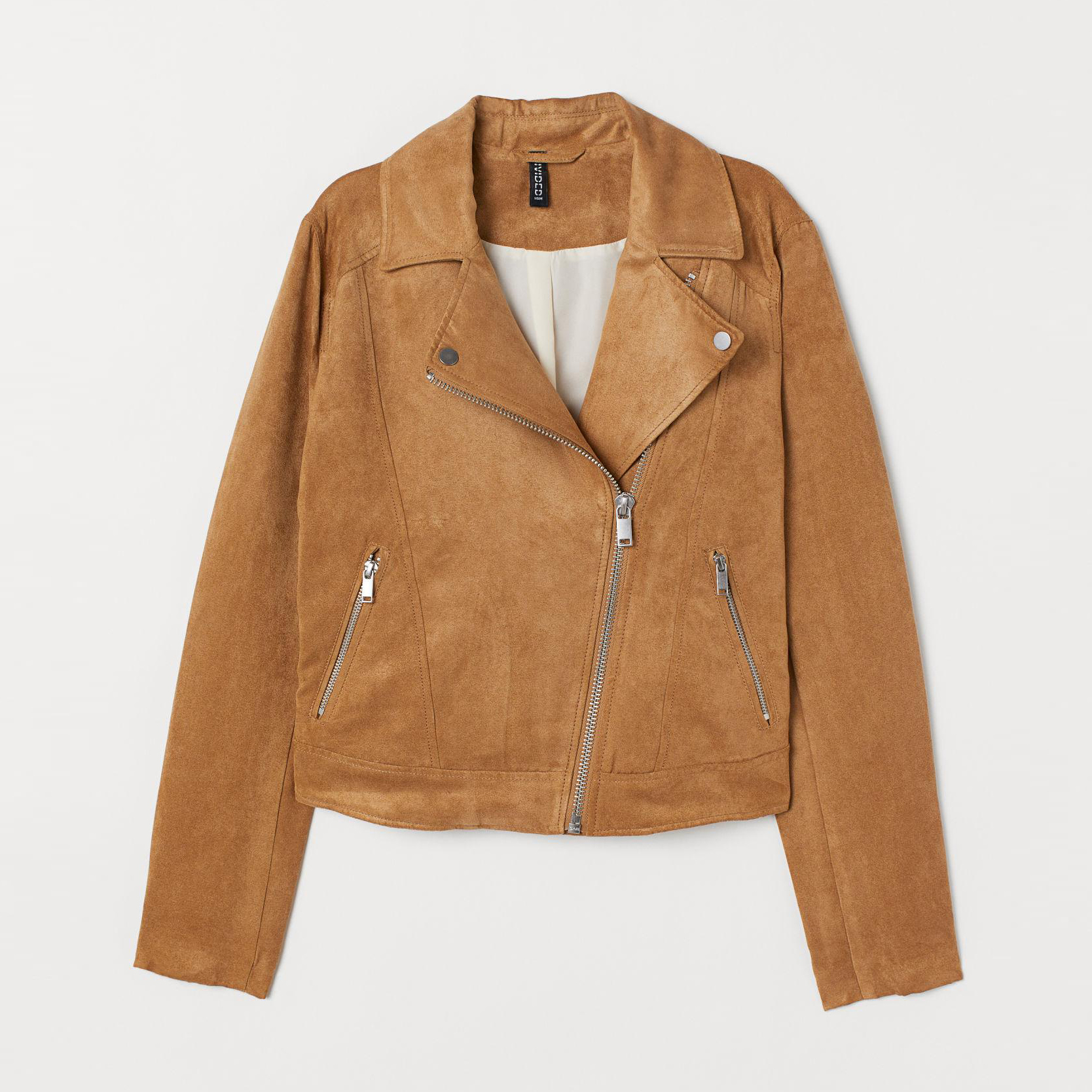 

Куртка из искусственная замши H&M 6996229-ACTQ 34 Бежевая