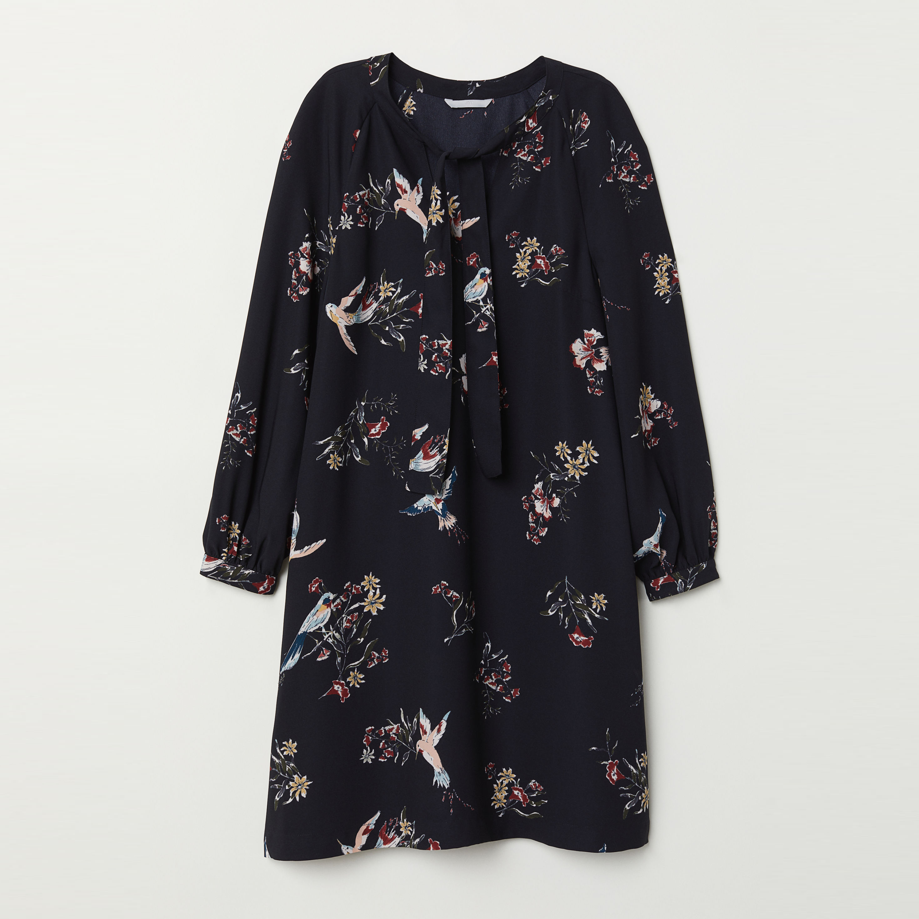 

Платье H&M 6527478-ABCP 34 Темно-синее