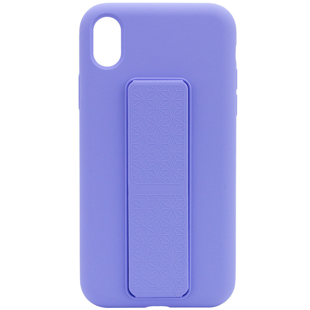 

Чехол Epik Silicone Case Hand Holder для Apple iPhone XR (6.1") Сиреневый / Dasheen