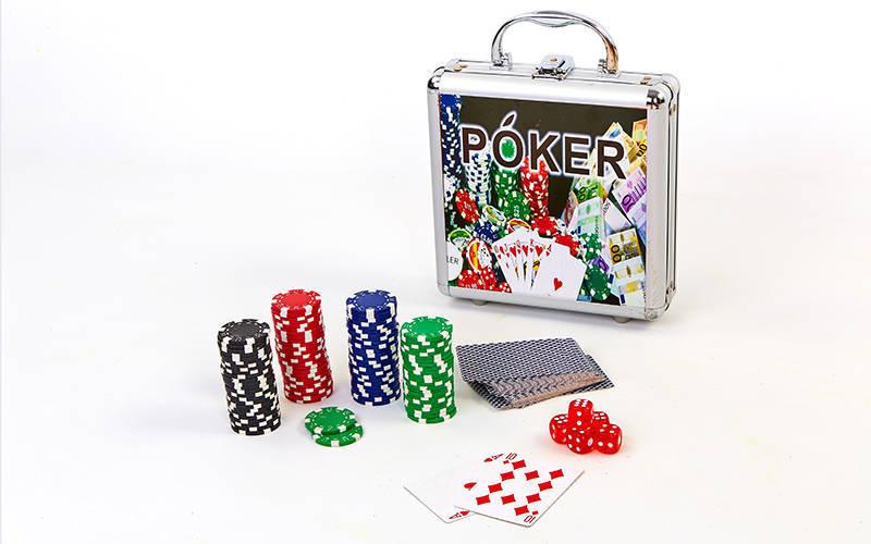 

Набор для покера 100 фишек в алюминиевом кейсе Zelart Poker Game Set BSG 4392