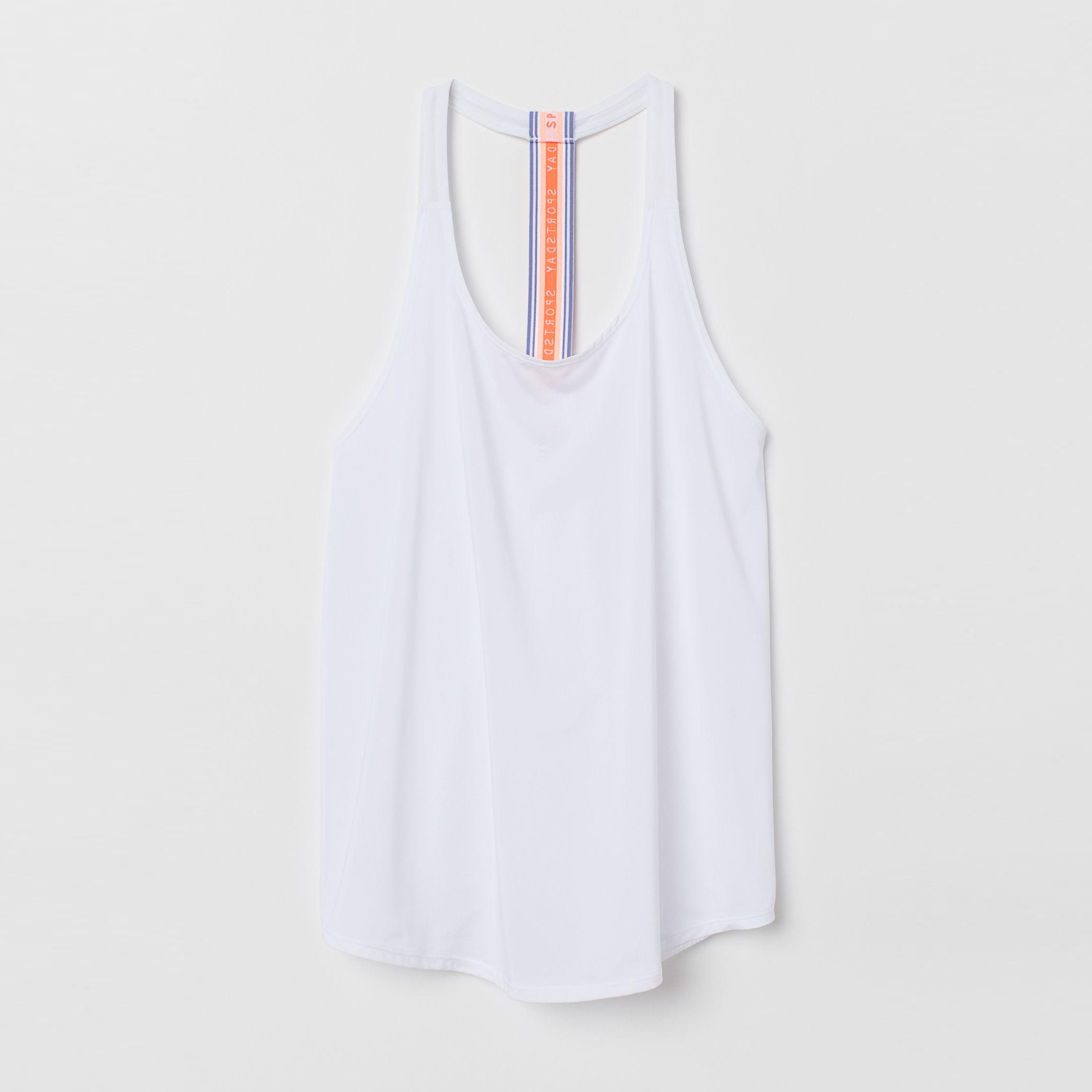 

Спортивная майка H&M 6340099-ACTS M Белая
