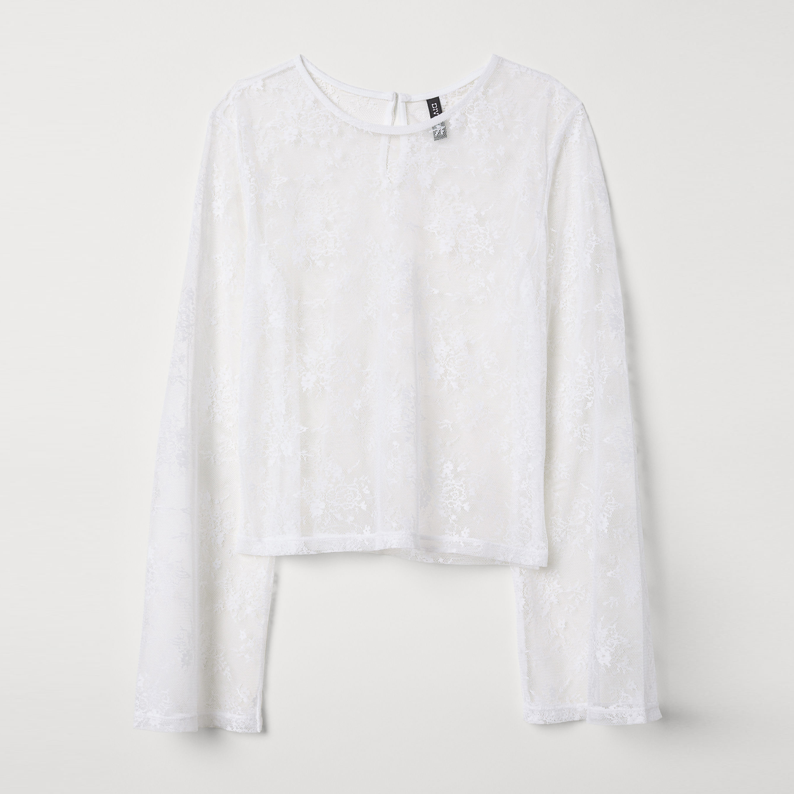 

Топ H&M 6690567-ACTS M Белый