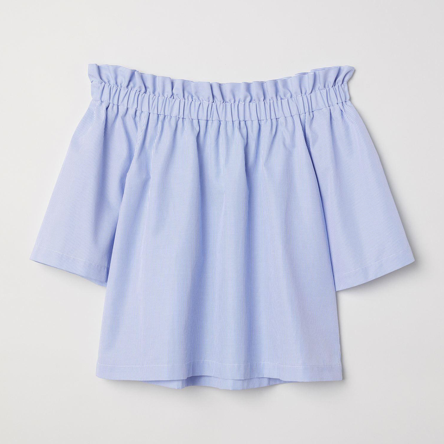 

Топ H&M 6220437-AARY 34 Синий с белым