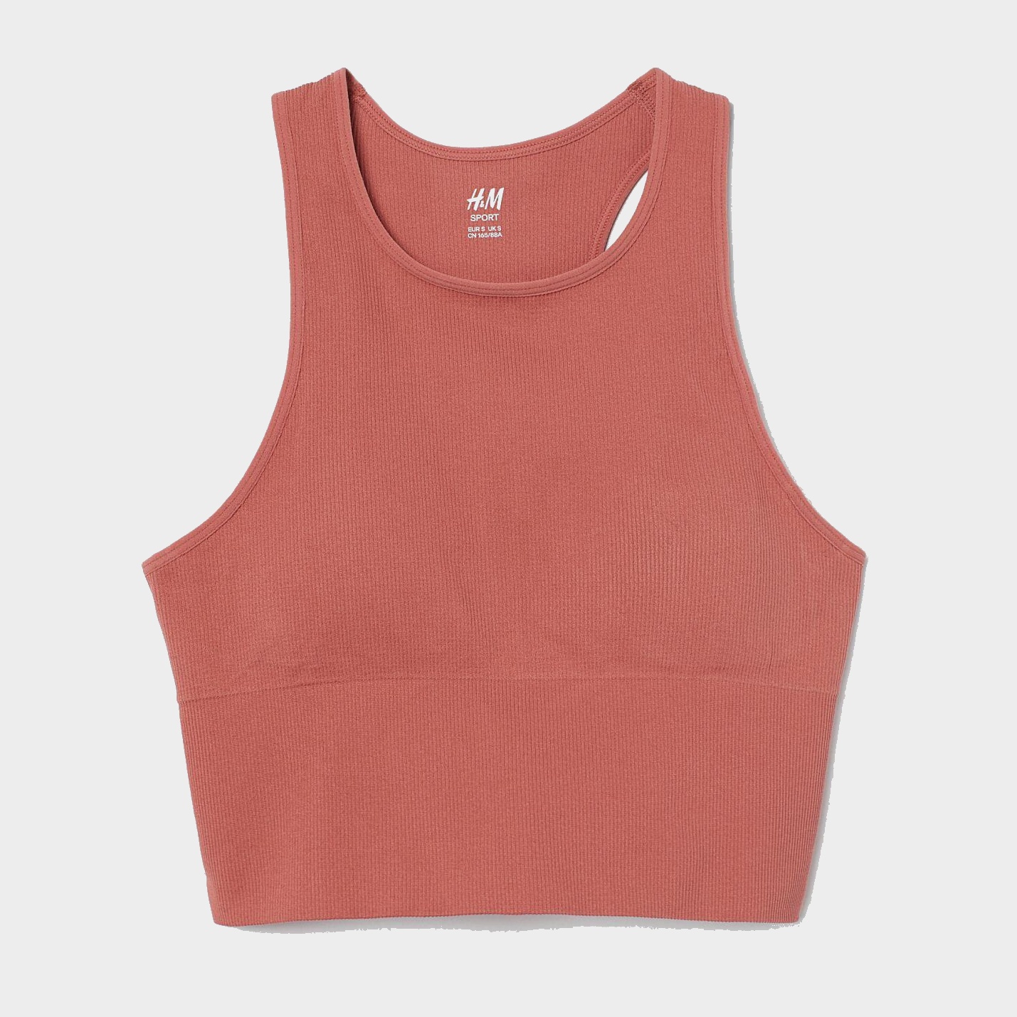 

Топ H&M 8540431-ACXV XS Темно-розовый
