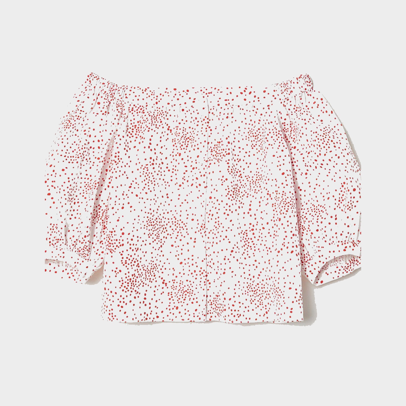 

Топ H&M 6076707-ABBG 40 Белый с красным