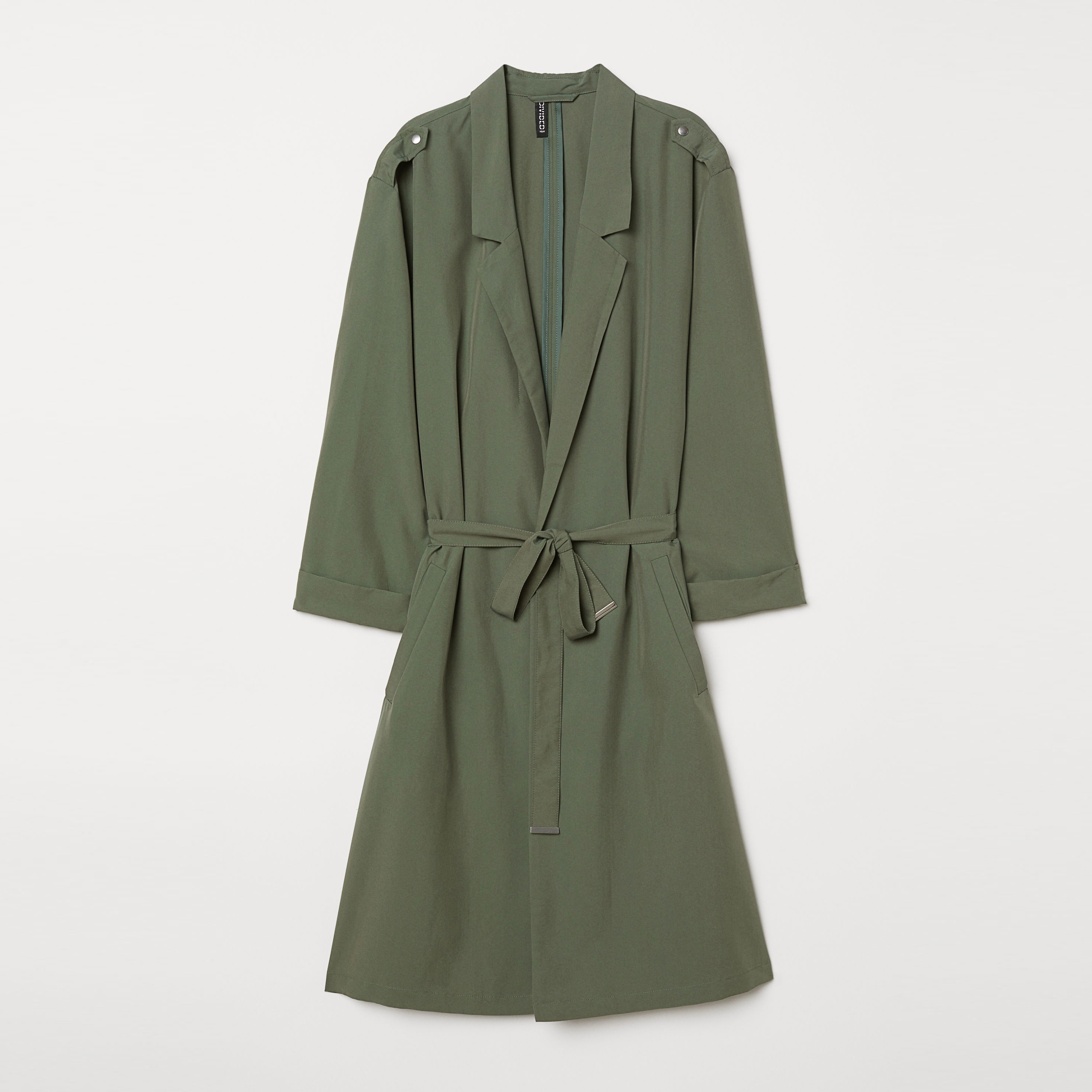 

Тренч H&M 6812478-ACYC S Хаки