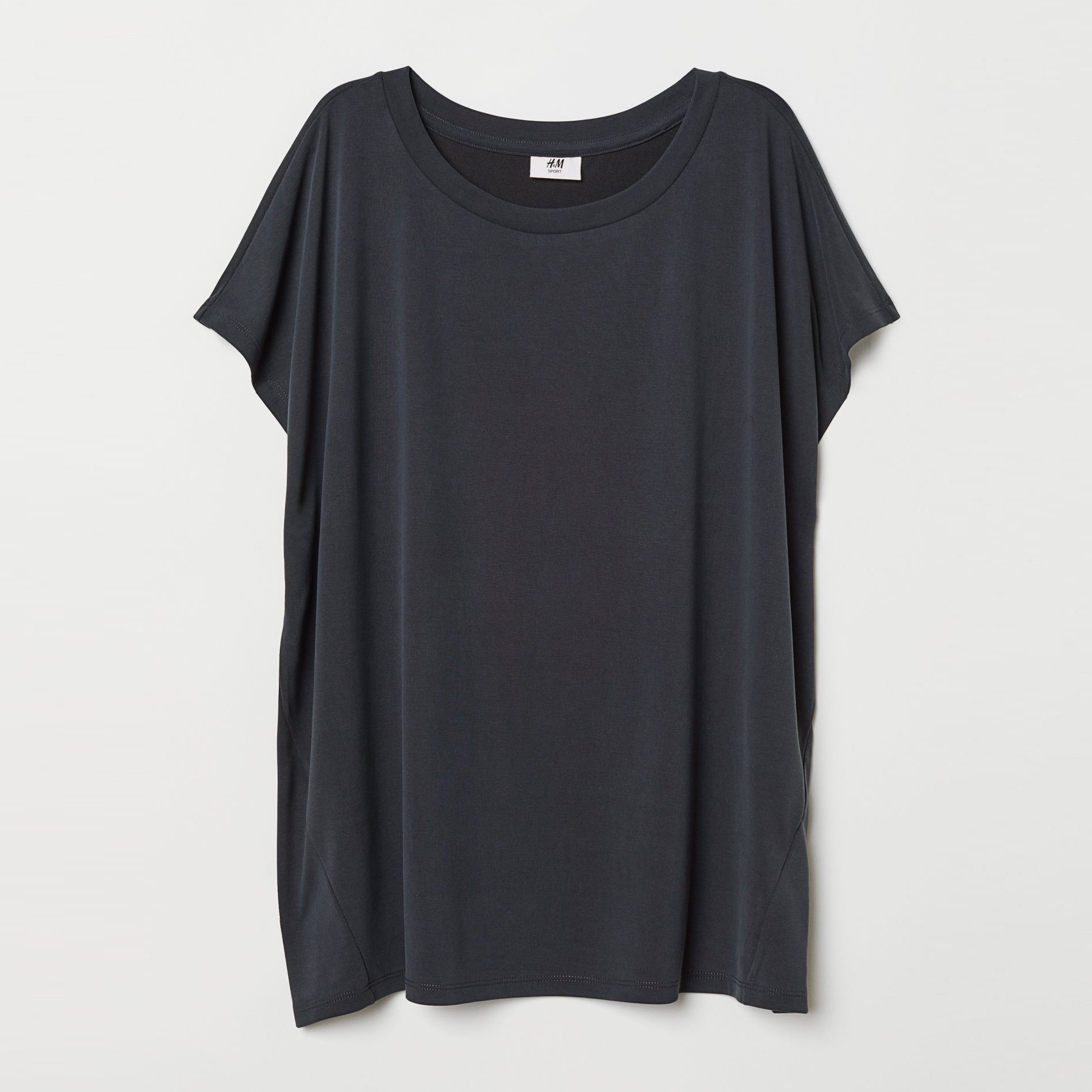 

Футболка H&M 6671618-AAQJ S Темно-синяя