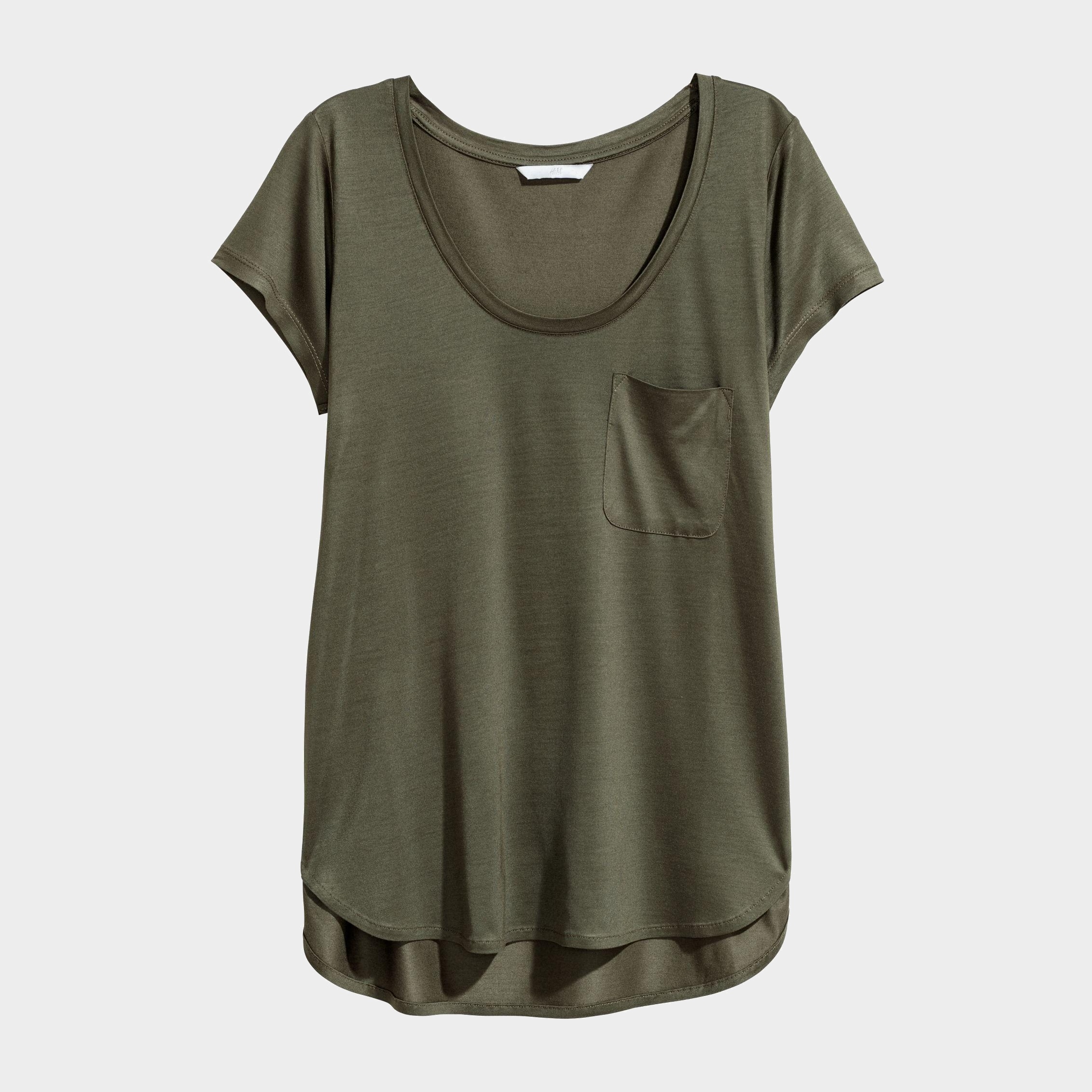 

Футболка H&M 5486138-ACYC S Хаки