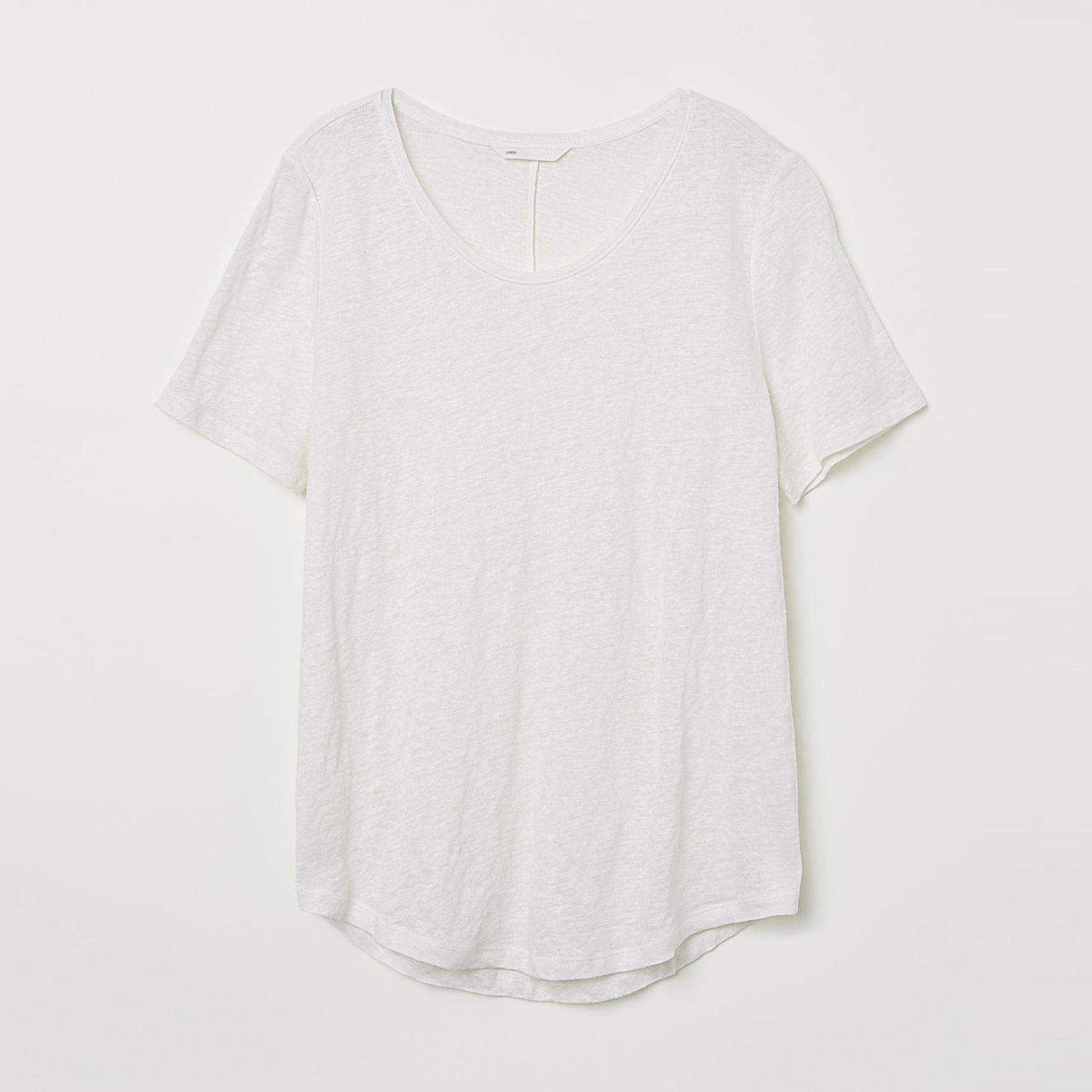 

Футболка H&M 4589246-ABAK L Молочная