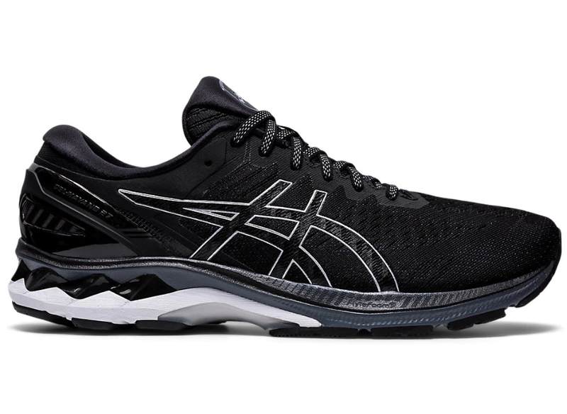

Мужские кроссовки для бега Asics GEL-KAYANO 27 1011A835-001 BLACK/PURE SILVER 2020 46,5 (EU), 29,5 (CM), 12 (US)