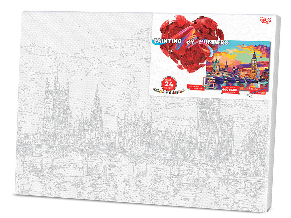 

Картина по номерам PAINTING BY NUMBERS 40*50см KpNe-01-08
