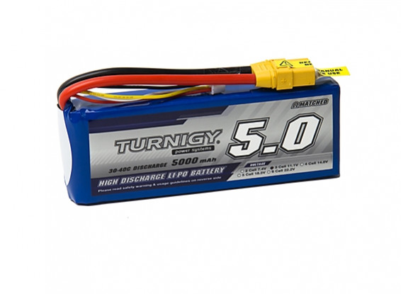 

Аккумулятор LiPo Turnigy 5000mAh 3S 11,1 вольт 30C xt90