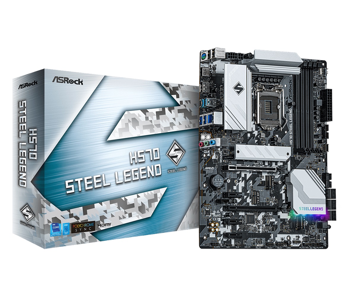 

Материнская плата ASRock H570 Steel Legend Socket 1200