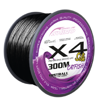 

Шнур MISTRALL Shiro BL Catfish Black 0.70mm 300m