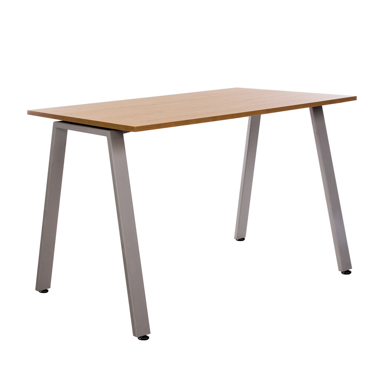 

Стол обеденный металл/ДСП BADEN H18 рама в цвете алюминий 120 Новый стиль орех коричневый