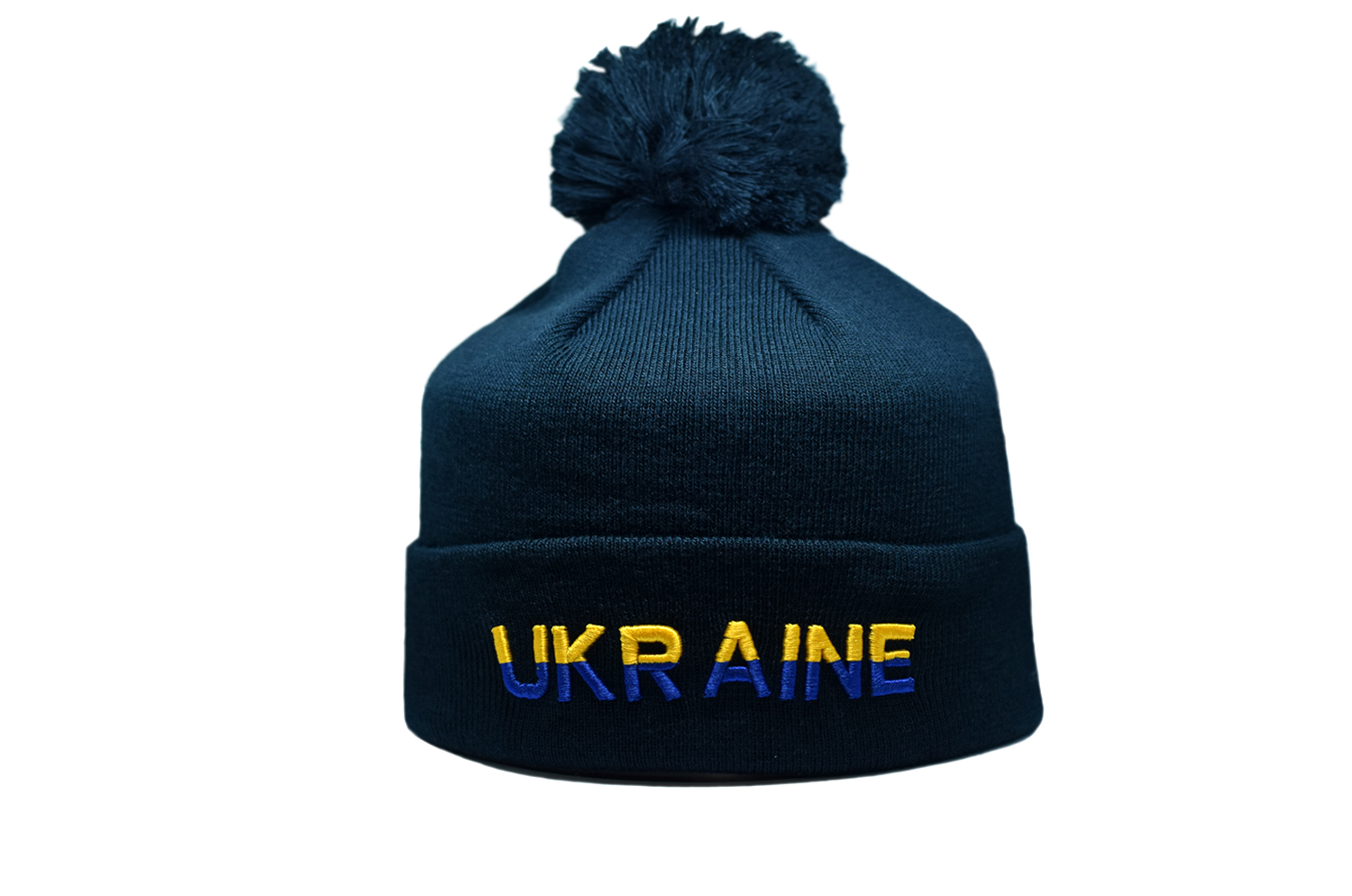 

Шапка з помпоном ZH Ukraine 56-58 см Темно-синяя (ZH 1018-8)