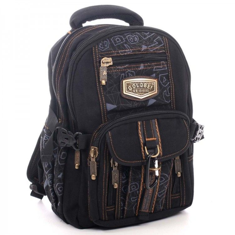 

Джинсовый подростковый рюкзак Gold Be 24 x 35 x 15 см Черный (b797/1)