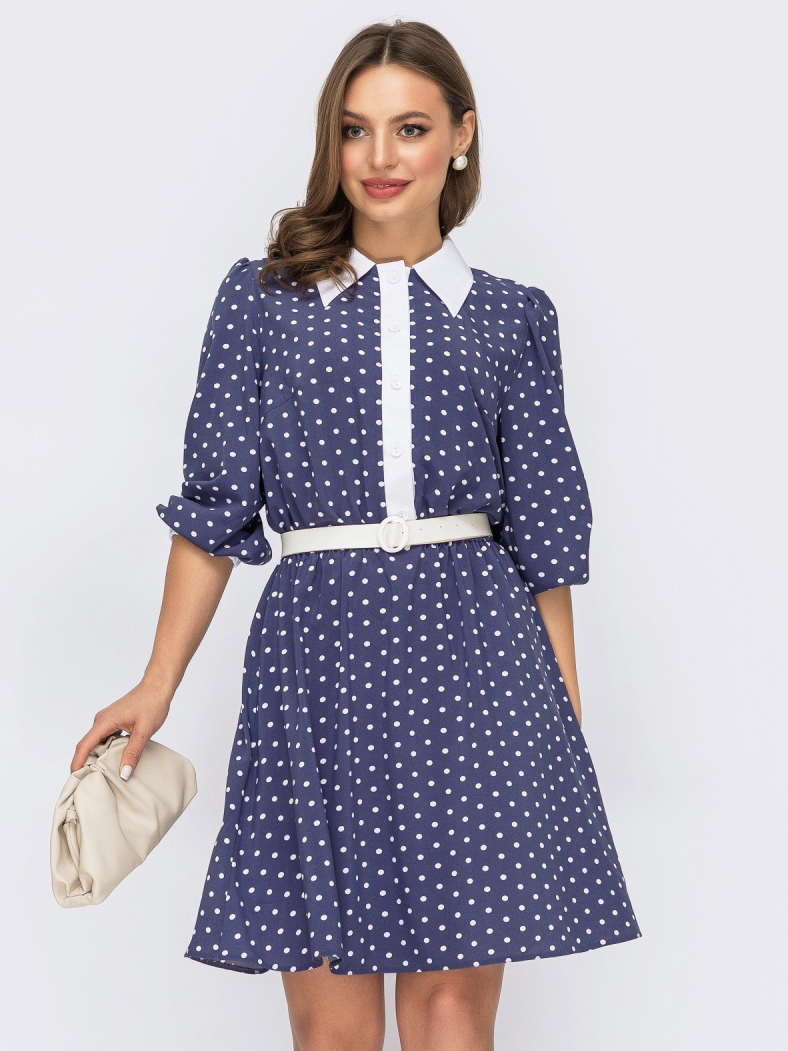 

Платье Dressa 53677 50 Темно-синее