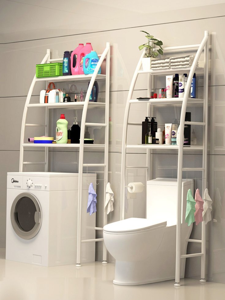 

Полка-стеллаж напольная над стиральной машиной Washing Machine Rack