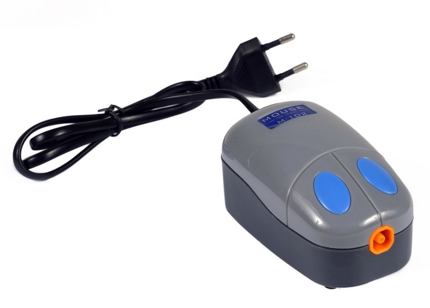 

Компрессор KW Zone Mouse-2 для аквариума одноканальный