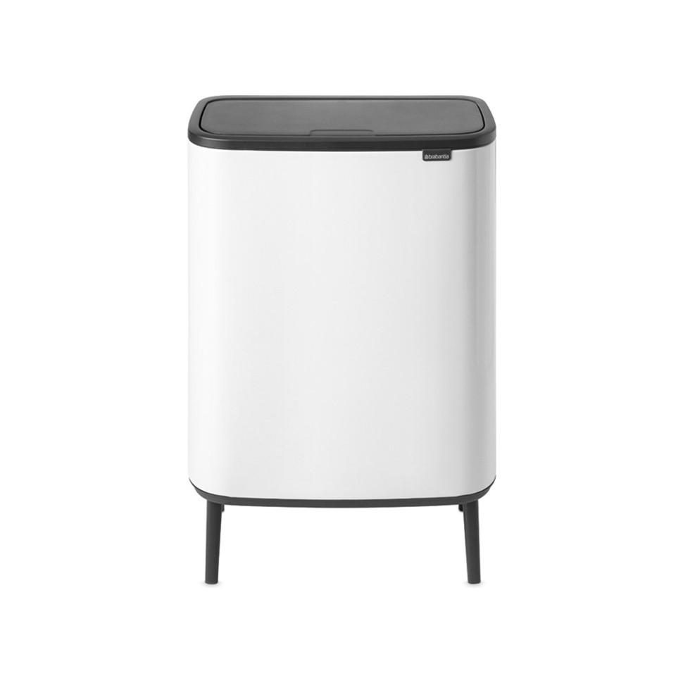 

Мусорное ведро на ножках Brabantia Bo Touch Bin Hi (2x30 л) (белое)