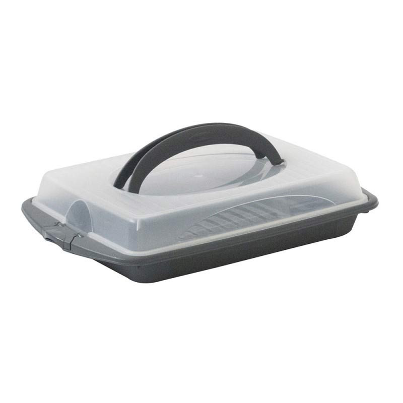 

Тортовница прямоугольная с ручкой Kela Deli 45x30 см
