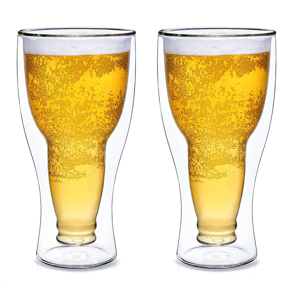 

Комплект пивных бокалов с двойными стенками Herisson 0.4 л (EZ-3042)