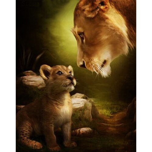 

Картина по номерам Dreamtoys Материнская любовь 40 x 50 см Dreamtoys BGL-DTS-441