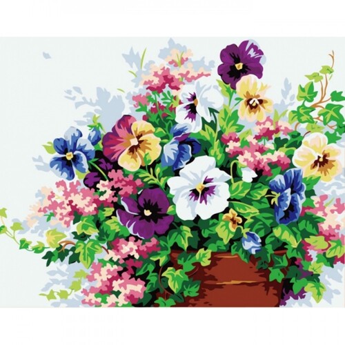 

Картина по номерам Dreamtoys Анютины глазки 40 x 50 см Dreamtoys BGL-DTS-365
