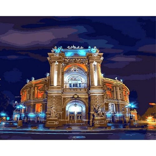 

Картина по номерам Dreamtoys Одесса Театр оперы и балета 40 x 50 см Dreamtoys BGL-DTS-455
