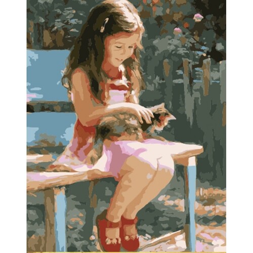 

Картина по номерам Dreamtoys Пушистый друг 40 x 50 см Dreamtoys BGL-DTS-482