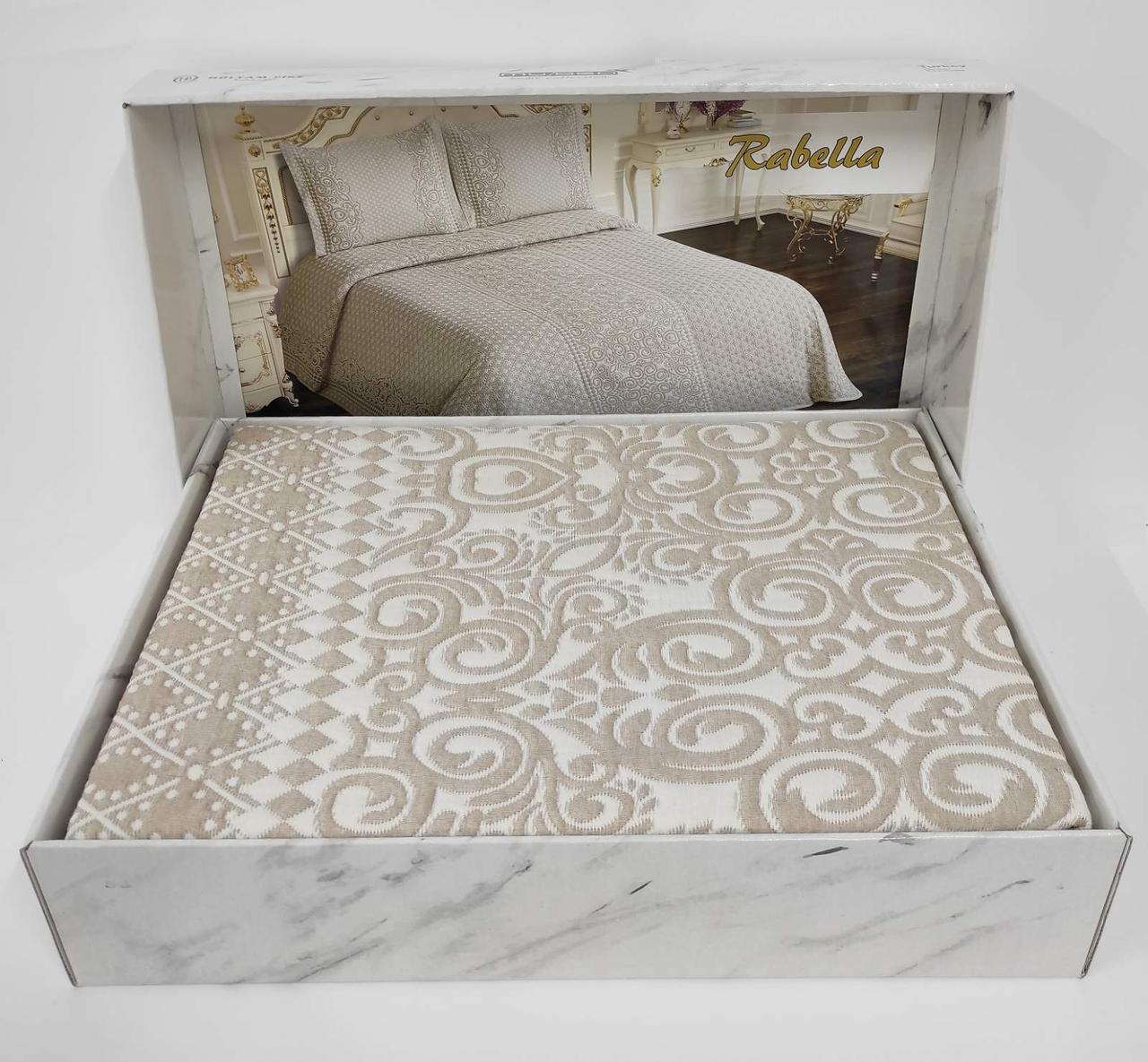 

Покрывало My Bed Жакард 240x260 с наволочками Rabella Beige