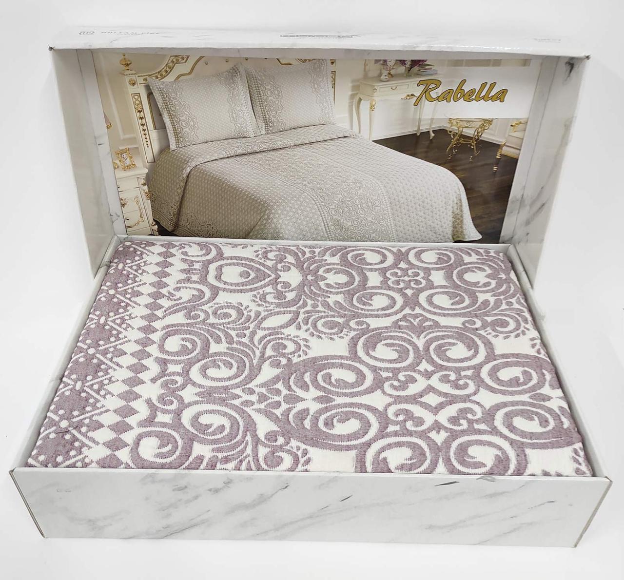 

Покрывало My Bed Жакард 240x260 с наволочками Rabella Powder