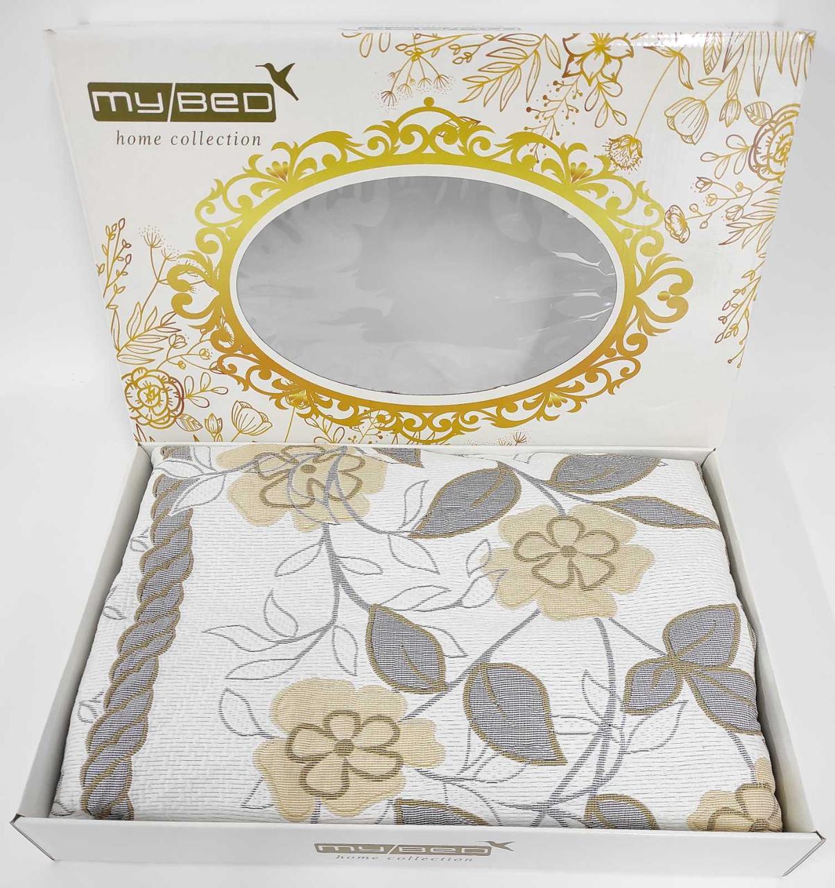 

Покрывало My Bed Жакард 240x240 Модель 4 Gold -Grey