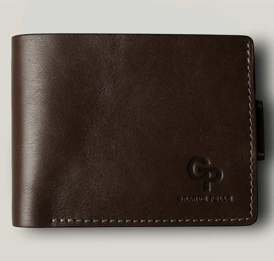 

Бумажник мужской кожаный Grande Pelle Amico Коричневый 2900000109555