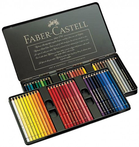 

Набор цветных художественных карандашей 60цв. Polychromos Faber-Castell