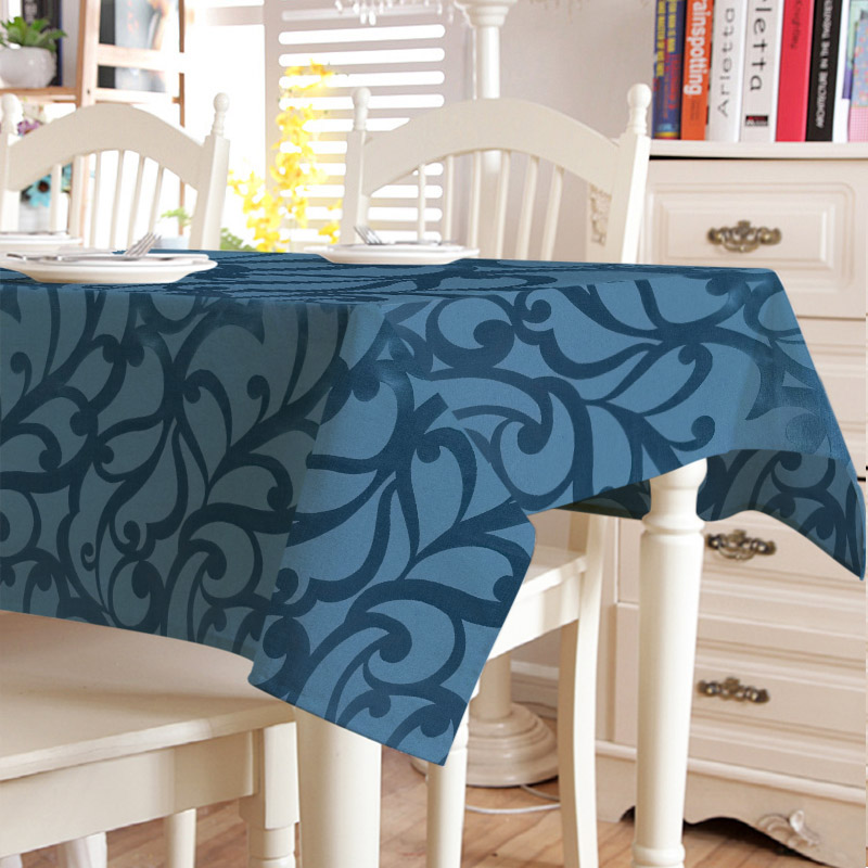 

Водоотталкивающая скатерть с акриловым покрытием Time Textile Resinado Marino Синий TT159924 140x300