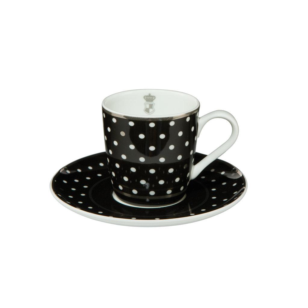 

Чашка с блюдцем Goebel Dots 100 мл 27-050-12-1